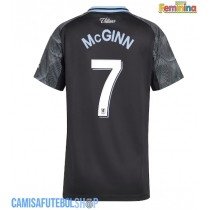 Camisa de time de futebol Aston Villa John McGinn #7 Replicas 2º Equipamento Feminina 2025-26 Manga Curta